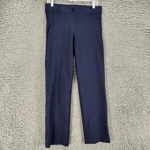 Betabrand Pants Womens Medium Blue Stretch Mid Rise Yoga *GUC*